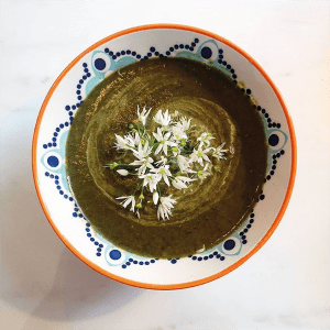 Green Nettle & Wild Garlic Soup