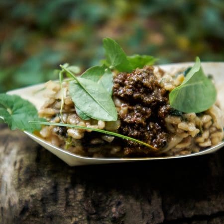 Wild risotto.